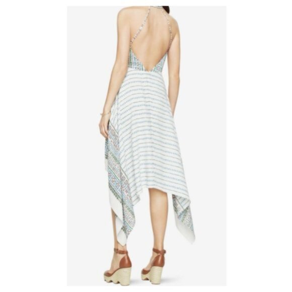5/$100 SALE -BCBGMaxAzria Danela Light Blue Handkerchief Dress - Picture 2 of 6